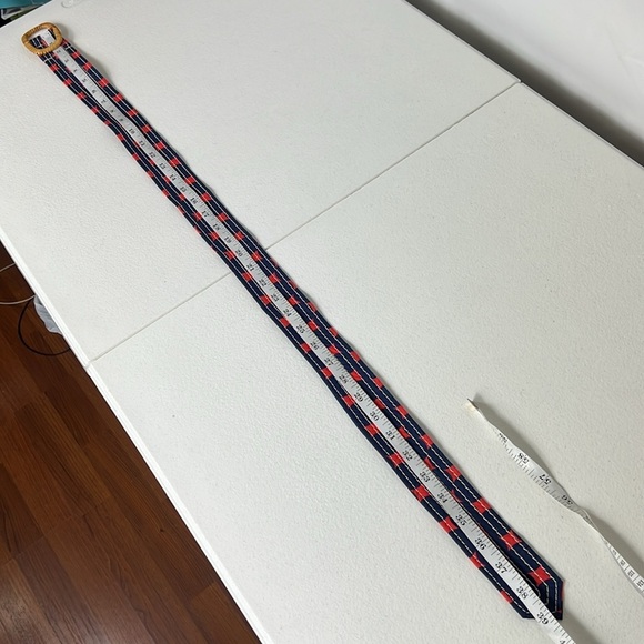 J. Crew S/M Novelty Print Belt Bundle of 2 - Watermelon & Polka Dot - Picture 11 of 11